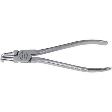 STAHLWILLE TOOLS Circlip plier SizeJ 21 L.170mm tool tip-d.1, 8mm head mattchrome plated handles 65444021